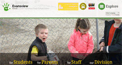 Desktop Screenshot of evansviewschool.ca