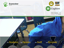 Tablet Screenshot of evansviewschool.ca